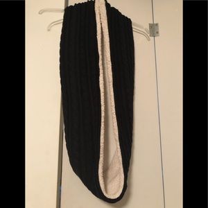 Faux Sherpa Lined Infinity Scarf